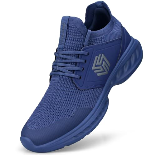 Giniros Turnschuhe Sportschuhe Laufschuhe Damen Sneaker Running Tennis Walking Schuhe Hallenschuhe Freizeitschuhe Straßenlaufschuhe Outdoor rutschfeste Leichte Fitness Jogging Jungen Blau 39 EU von Giniros