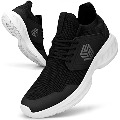 Giniros Sneaker Herren Schuhe Sportschuhe Laufschuhe Turnschuhe Running Tennis Freizeit Straßenlaufschuhe Fashion Leichtgewichts Atmungsaktiv Walkingschuhe Outdoor Fitness Gym Jogging Hallenschuhe von Giniros