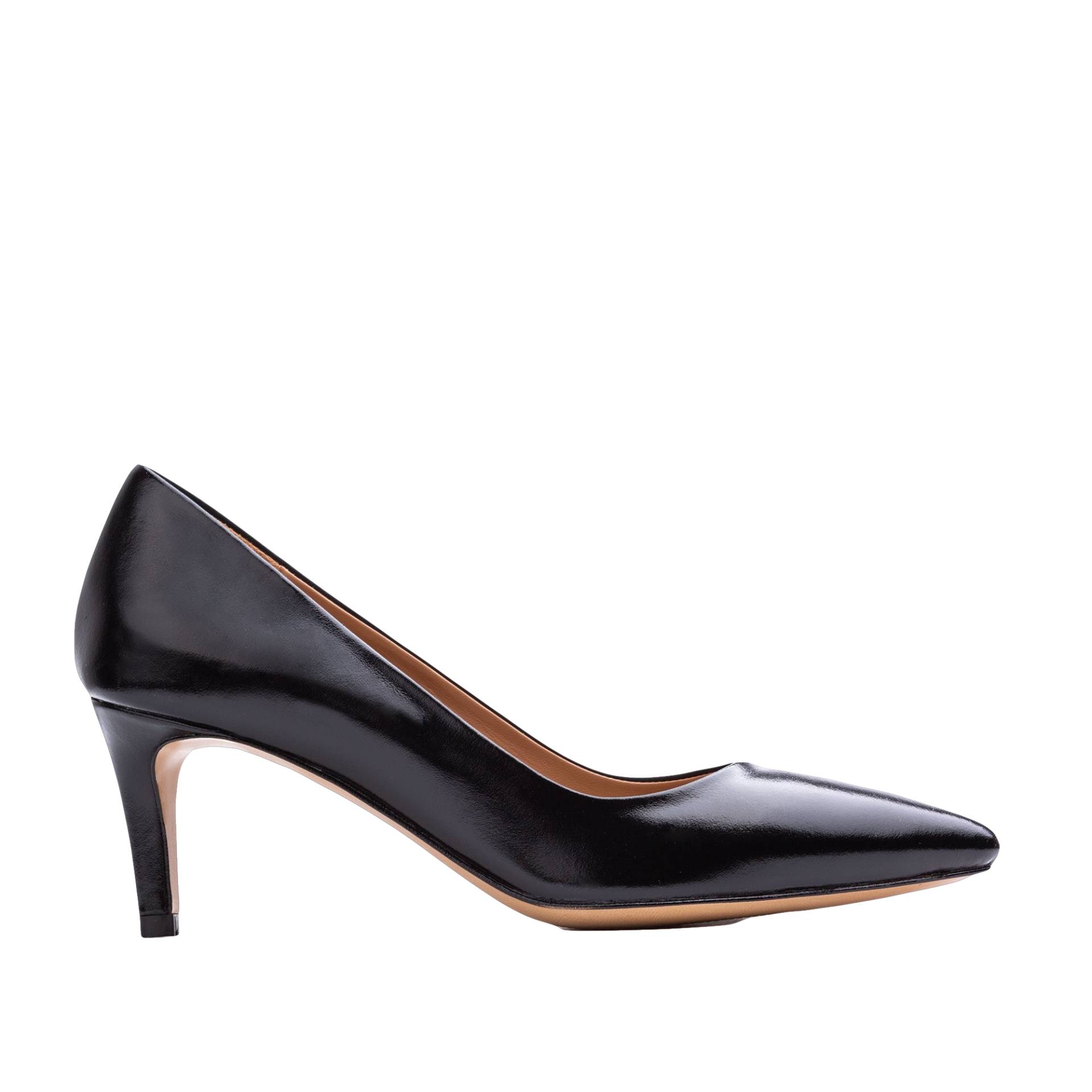 Alice Black Leather Stiletto von Ginissima