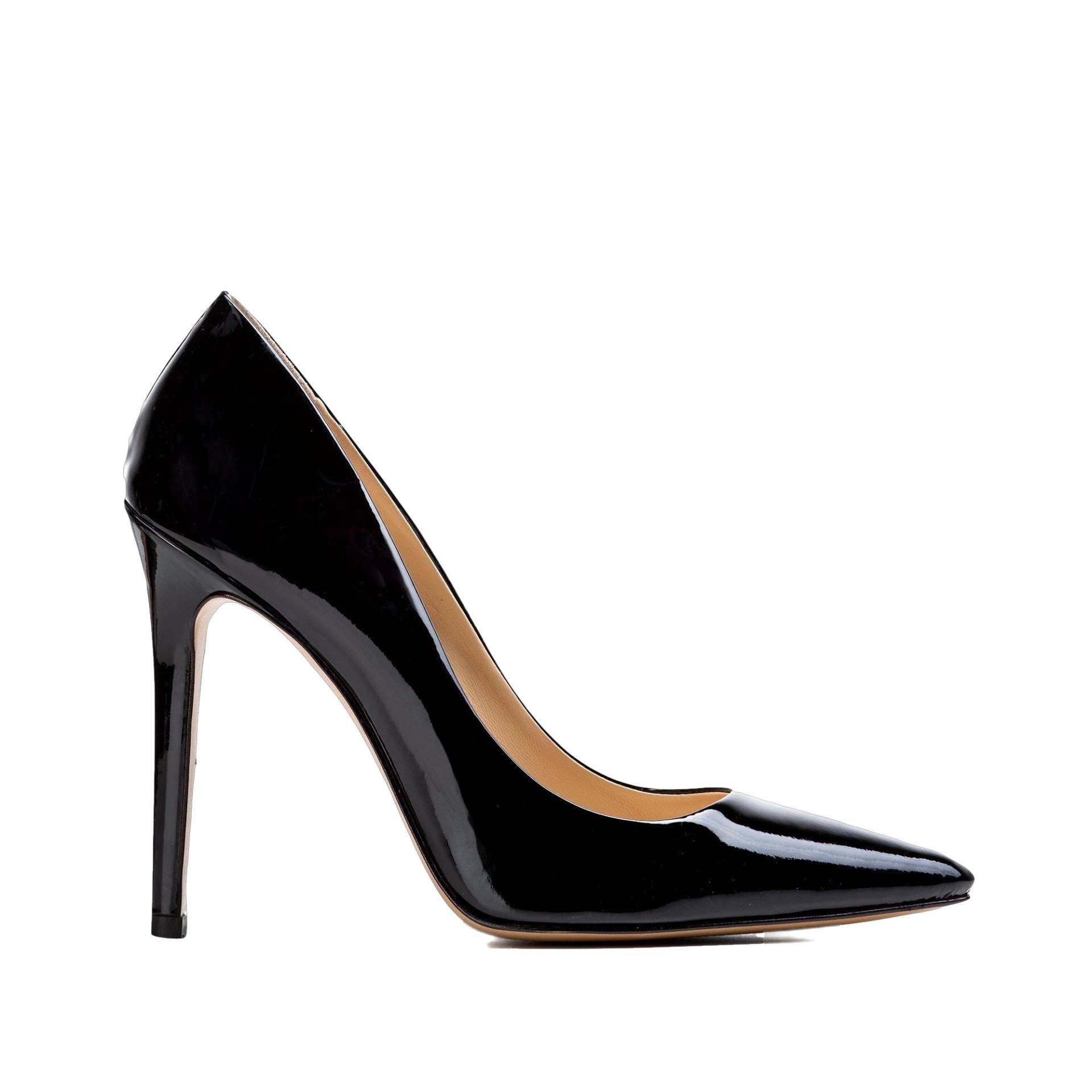 Alice Black Patent Leather Stiletto von Ginissima