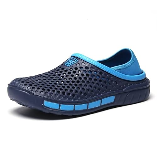 Ginjang Herren Clogs Leichte Wasserschuhe Atmungsaktive Gartenschuhe mit Belüftungslöchern | rutschfeste Sohle | Größen 40–47 Blau-47 Ginjang Herren Clogs Leichte Wasserschuhe Atmungsaktive Gartenschuhe mit Belüftungslöchern | rutschfeste Sohle | Größen 40–47 Blau-47 von Ginjang