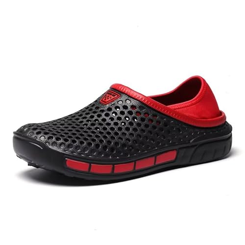Ginjang Herren Clogs Leichte Wasserschuhe Atmungsaktive Gartenschuhe mit Belüftungslöchern | rutschfeste Sohle | Größen 40–47 Schwarz-45 Ginjang Herren Clogs Leichte Wasserschuhe Atmungsaktive Gartenschuhe mit Belüftungslöchern | rutschfeste Sohle | Größen 40–47 Schwarz-45 von Ginjang