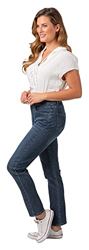 Gio Milano, Gio-Kim, Bequeme Power-Stretch-Jeans mit normaler Leibhöhe (Blue, 38K) von Gio Milano