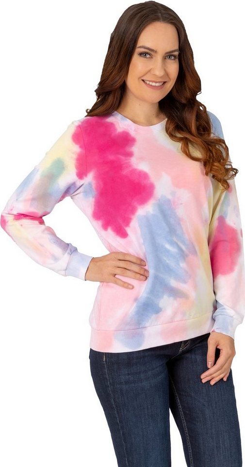 Gio Milano Sweater G24-1115 in bunten Batic-Design von Gio Milano