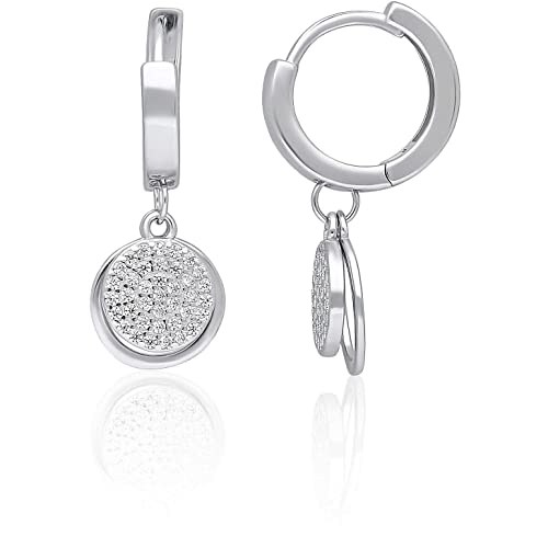 Damen-Ohrringe Schmuck Schmuck Ewige Liebe Trendy INS029OR004RHBL, Sterling Silber Zirkon von GioiaPura