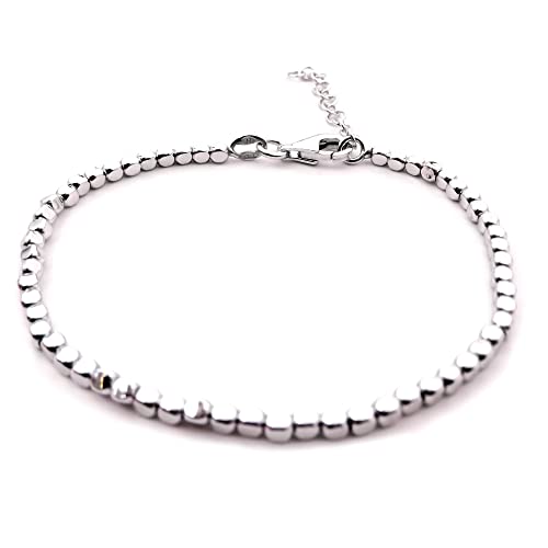 Gioielli Aurum - Armband Herren Frauen aus Silber 925 Nuggets Würfel Eiswürfel Armband Made IN Italien von Gioielli Aurum