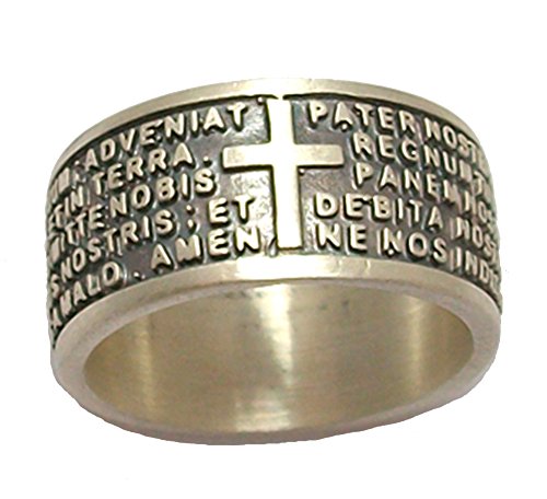 Gioielli Aurum Herrenring aus Silber 925 Vater Unser Gebet Latein für Frauen Oder Unisex Gioielli Aurum Herrenring aus Silber 925 Vater Unser Gebet Latein für Frauen Oder Unisex von Gioielli Aurum