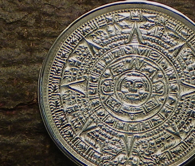 Azteken Sonnen Anhänger Aus 925Er Silber Azteken Sonnen Anhänger Aus 925Er Silber von GioielliOliveri