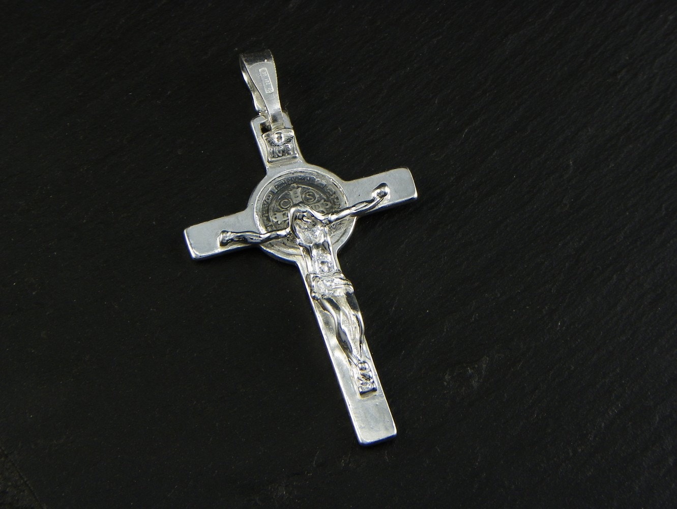 Benedikt Kreuz Anhänger 800Er Silber - Made in Italy Benedikt Kreuz Anhänger 800Er Silber - Made in Italy von GioielliOliveri