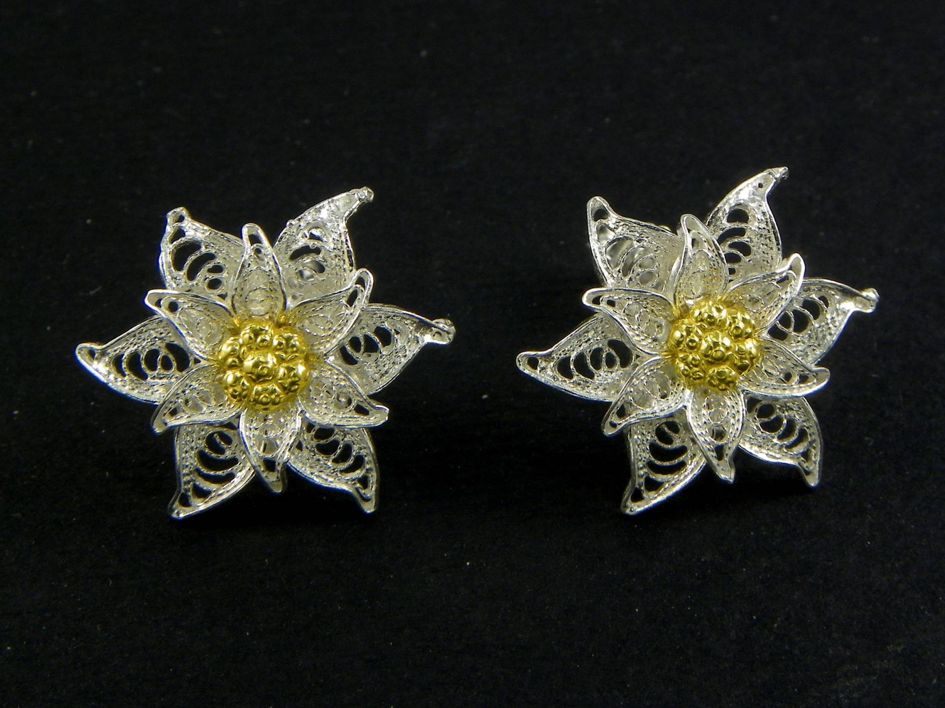 Edelweiß Ohrhänger , Silber Filigree - Made in Italy Edelweiß Ohrhänger , Silber Filigree - Made in Italy von GioielliOliveri