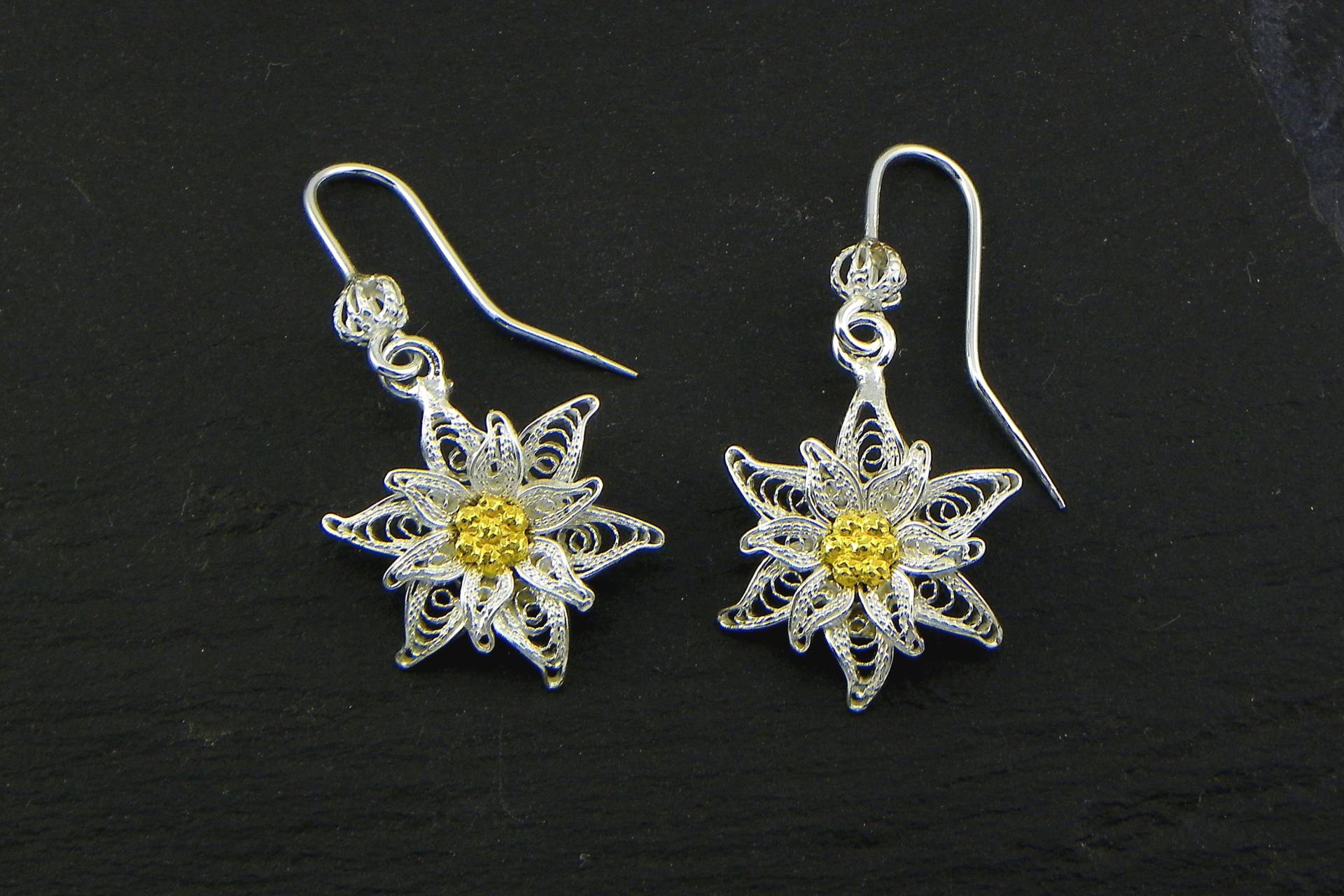 Edelweiss Ohrringe Silber - Made in Italy S Edelweiss Ohrringe Silber - Made in Italy S von GioielliOliveri