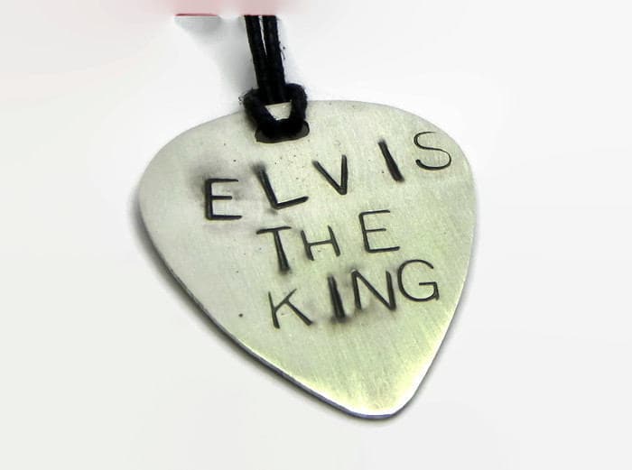 Elvis Plektrum Gitarren - Anhänger Aus 925Er Silber Elvis Plektrum Gitarren - Anhänger Aus 925Er Silber von GioielliOliveri