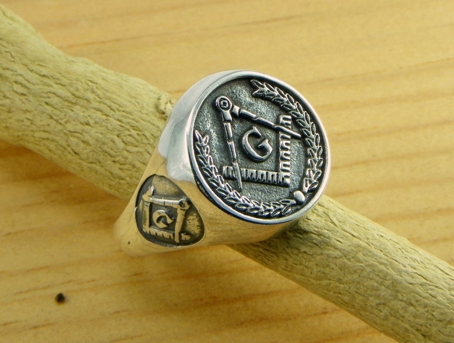 Freimaurer Ring - Sterling Silber 925 Made in Italy Freimaurer Ring - Sterling Silber 925 Made in Italy von GioielliOliveri