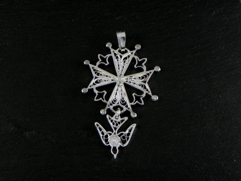 Hugenottenkreuz Silber Filigran, Handgefertigt in Italien Hugenottenkreuz Silber Filigran, Handgefertigt in Italien von GioielliOliveri