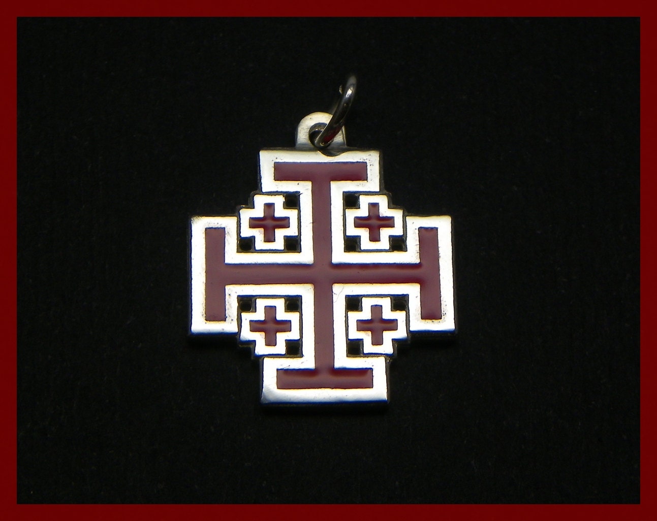 Jerusalem Kreuz Templar - Anhänger Aus 925Er Sterling Silber Made in Italy Jerusalem Kreuz Templar - Anhänger Aus 925Er Sterling Silber Made in Italy von GioielliOliveri