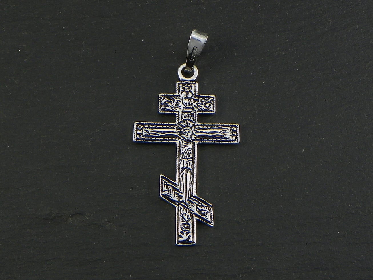 Orthodoxes Kreuz Anhänger - Sterling Silber Orthodoxes Kreuz Anhänger - Sterling Silber von GioielliOliveri