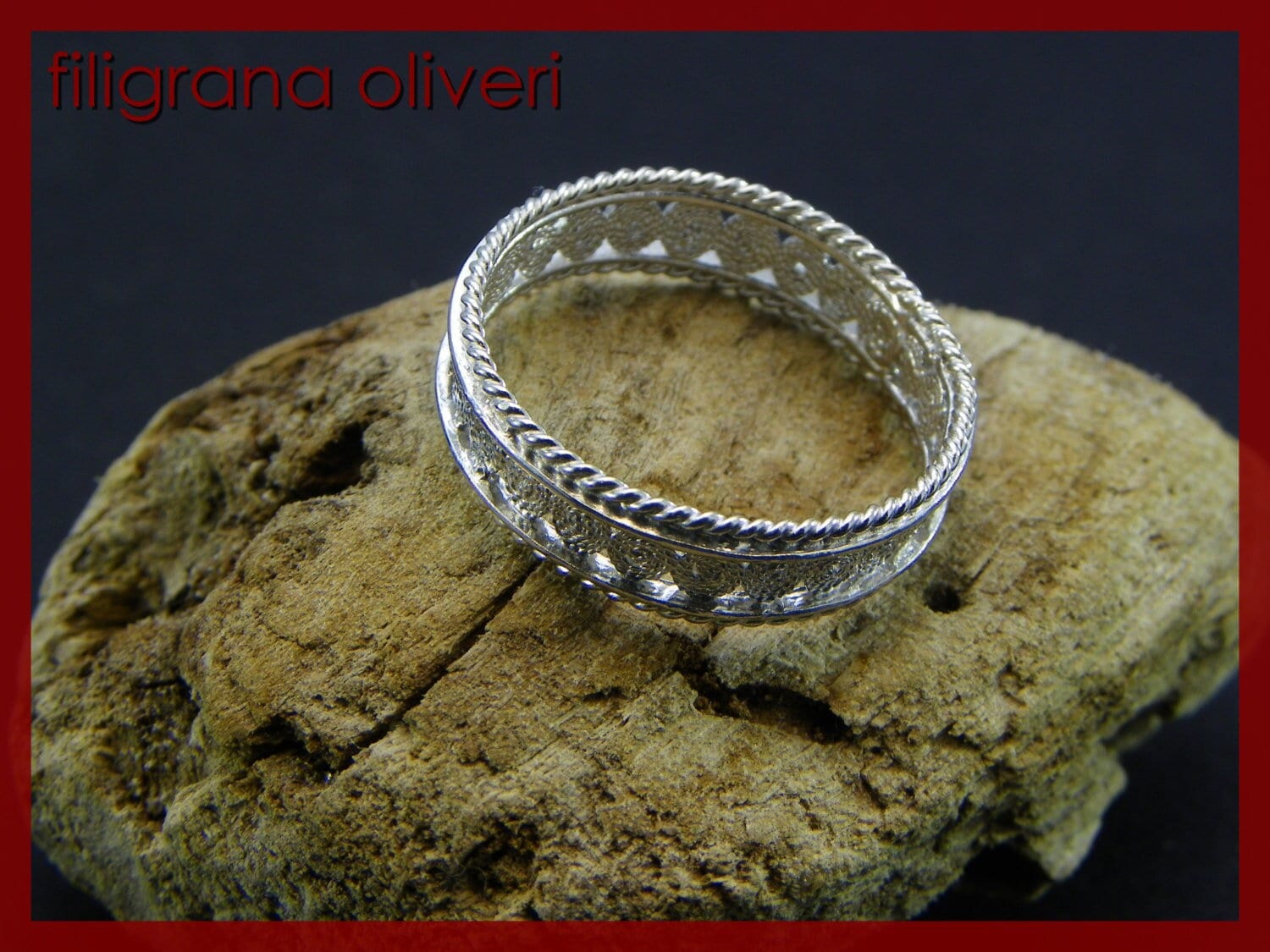 Ring in Silberfarben, Filigran Ring in Silberfarben, Filigran von GioielliOliveri