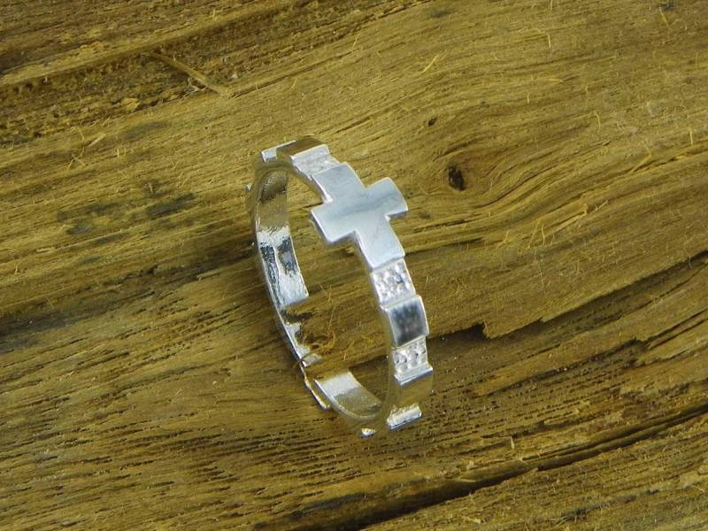 Rosenkranz Ring Aus Sterling Silber 925 - Made in Italy Rosenkranz Ring Aus Sterling Silber 925 - Made in Italy von GioielliOliveri