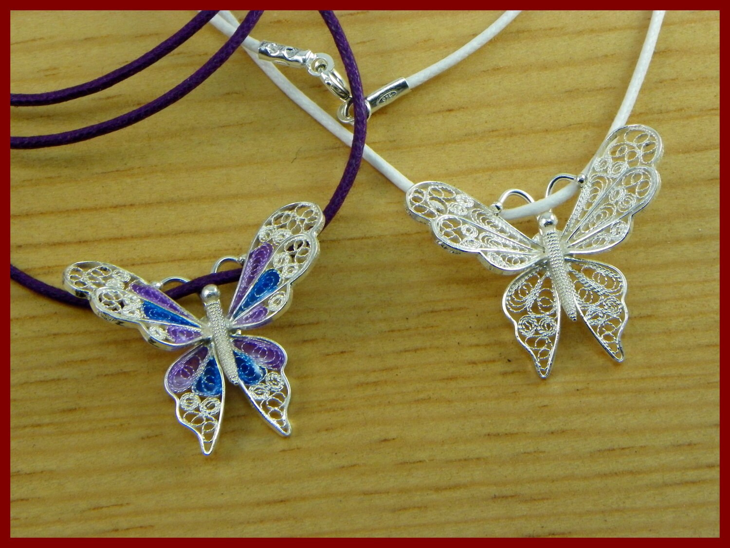 Schmetterling Anhänger in Silber Filigran, Vintage Stil - Made Italy Schmetterling Anhänger in Silber Filigran, Vintage Stil - Made Italy von GioielliOliveri