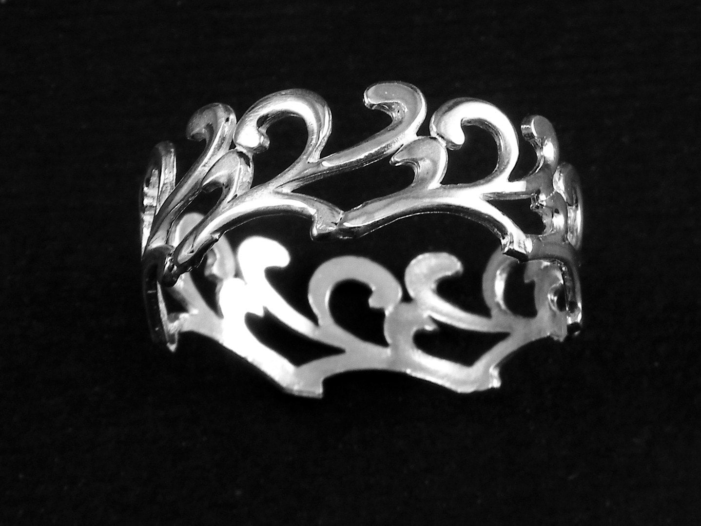 Silber Bandring Durchbrochene Dekoration - Handmade in Italy Silber Bandring Durchbrochene Dekoration - Handmade in Italy von GioielliOliveri