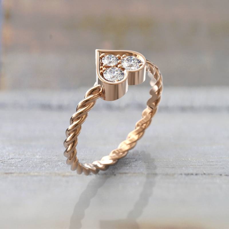 Art-Deco-Verlobungsring Alternative 14K Weißgold Diamant Ring Frauen Stapelbar Jubiläumsgeschenk Einzigartige Marquise Versprechen Brautgeschenk von GioielliRings