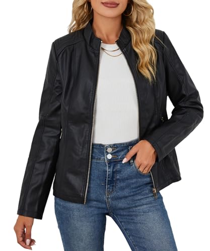 Giolshon Damen Weich Jacke, Gm37black, 38 (2er Pack) von Giolshon