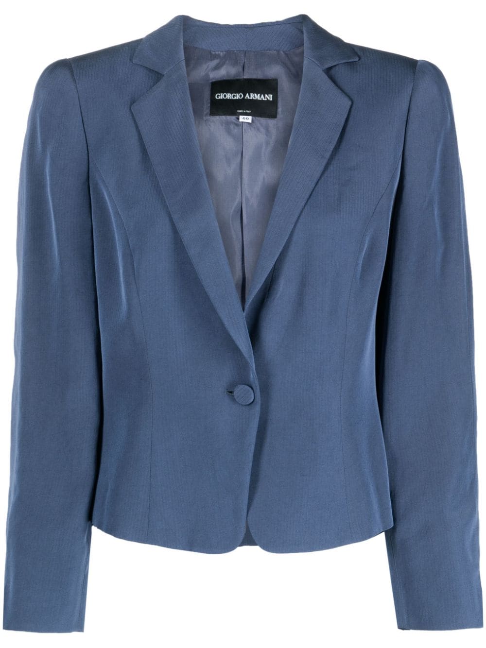 Giorgio Armani Pre-Owned 2000s Einreihiger Blazer - Blau von Giorgio Armani Pre-Owned