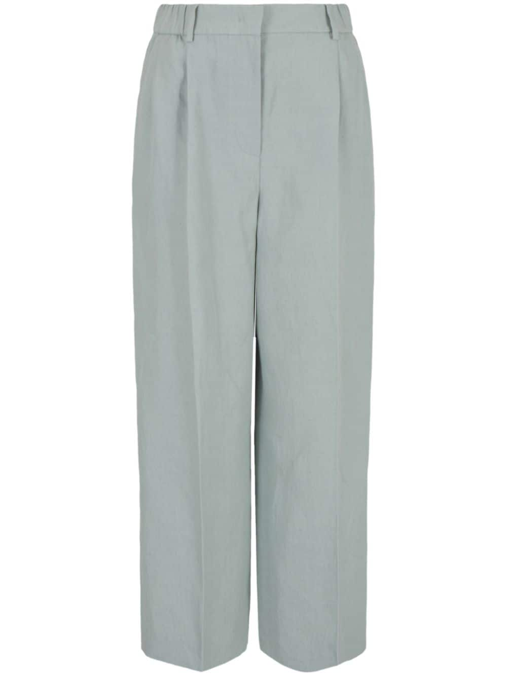 Giorgio Armani Cropped-Hose mit hohem Bund - Grün von Giorgio Armani