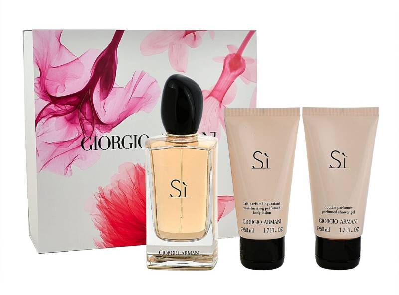 Giorgio Armani Duft-Set ARMANI SÌ EDP 100ml + SG 50ml + BL 50ml von Giorgio Armani