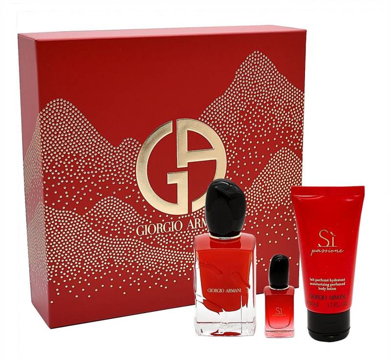 Giorgio Armani Duft-Set ARMANI SI PASSIONE EDP 50ML + EDP 7 + BL 50ML von Giorgio Armani