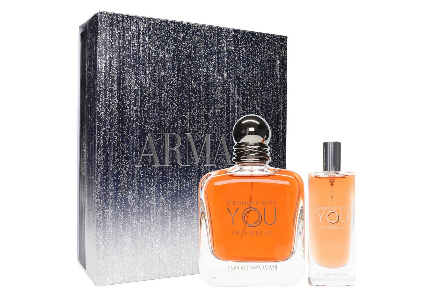 Giorgio Armani Duft-Set Stronger with You Intensely Eau de Parfum 100 ml + 15 ml Geschenk von Giorgio Armani