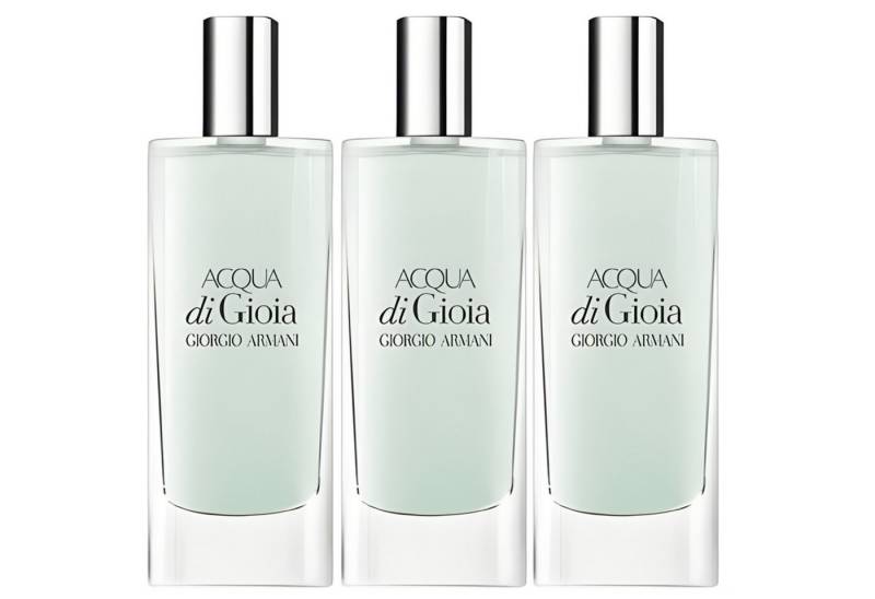 Giorgio Armani Eau de Parfum Acqua di Gioia, 3-tlg., Damen - Ideal zum Reisen & Verschenken von Giorgio Armani