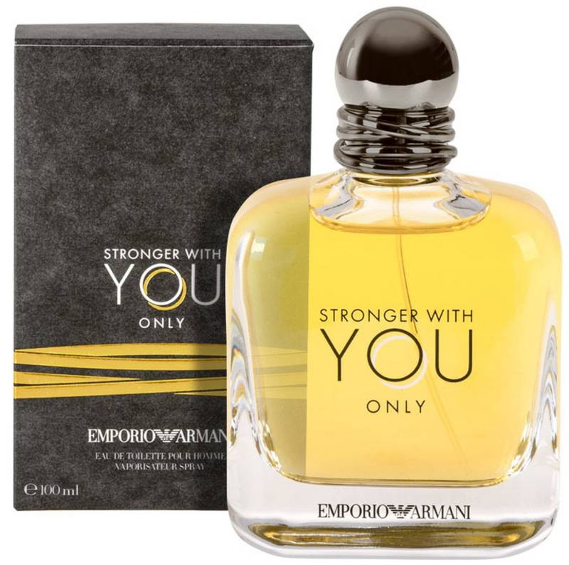 Emporio Armani Eau de Toilette Stronger with You Only Männer EDT Spray, EMPORIO ARMANI, Herrenparfüm, Parfüm, Glasflakon, Herrenduft von Emporio Armani