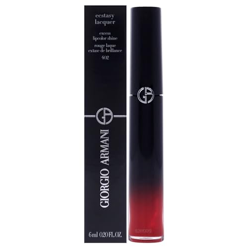 Giorgio Armani Ecstasy Lacquer Excess Lipcolor Shine Nr. 402 Red To Go femme/women, Lipgloss 6 ml von GIORGIO ARMANI