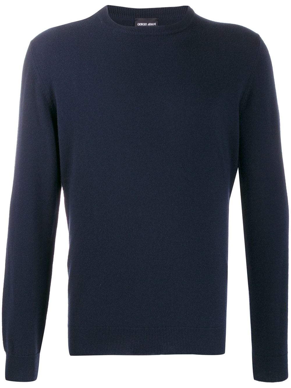 Giorgio Armani Fein gestrickter Pullover - Blau von Giorgio Armani