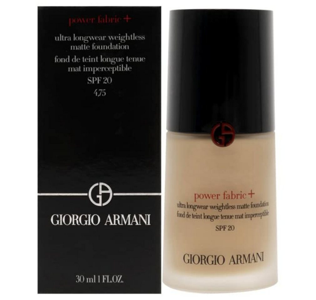 Giorgio Armani Foundation Matt Makeup Power Fabric (Matte Foundation) 30ml - Shade: 4.75 von Giorgio Armani