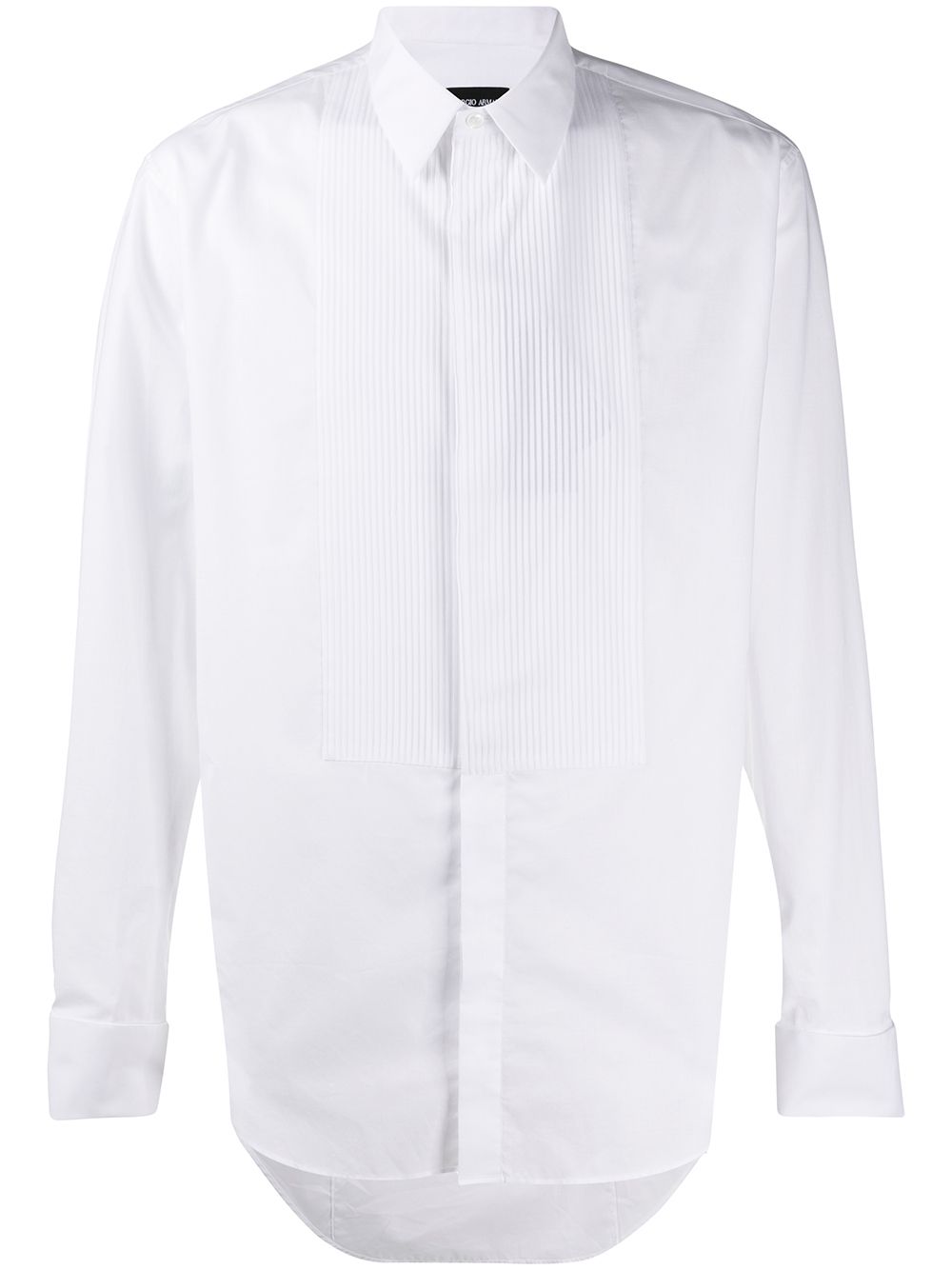 Giorgio Armani Hemd mit Biesenlatz - Weiß von Giorgio Armani