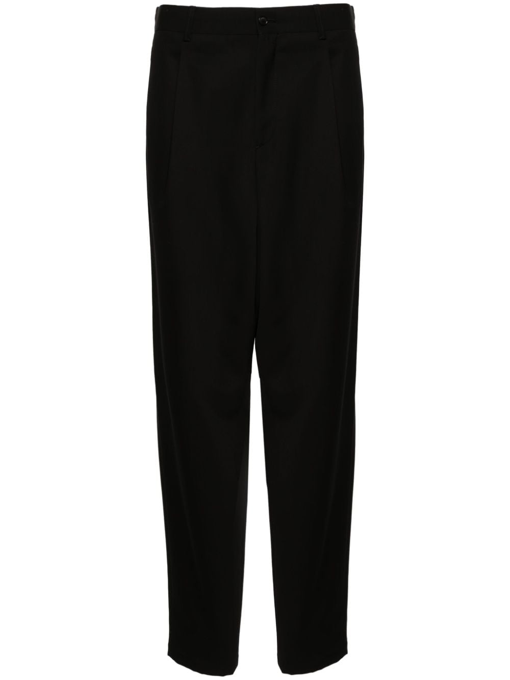 Giorgio Armani Plissierte Tapered-Hose - Schwarz von Giorgio Armani