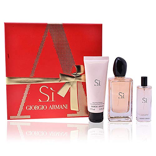 Giorgio Armani Si Geschensket 100ml EDP Eau de Parfum Spray + 15ml EDP Eau de Parfum Spray + 75ml Body Lotion von Giorgio Armani