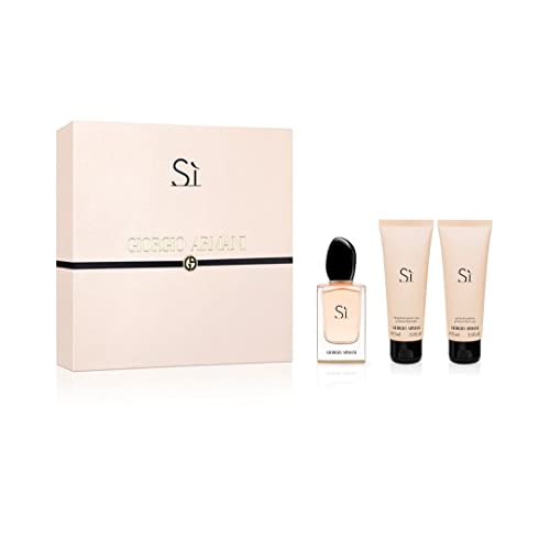 Giorgio Armani Si Set, 50 ml Eau de Parfum + 75 ml Bodylotion + 75 ml Duschgel von Giorgio Armani