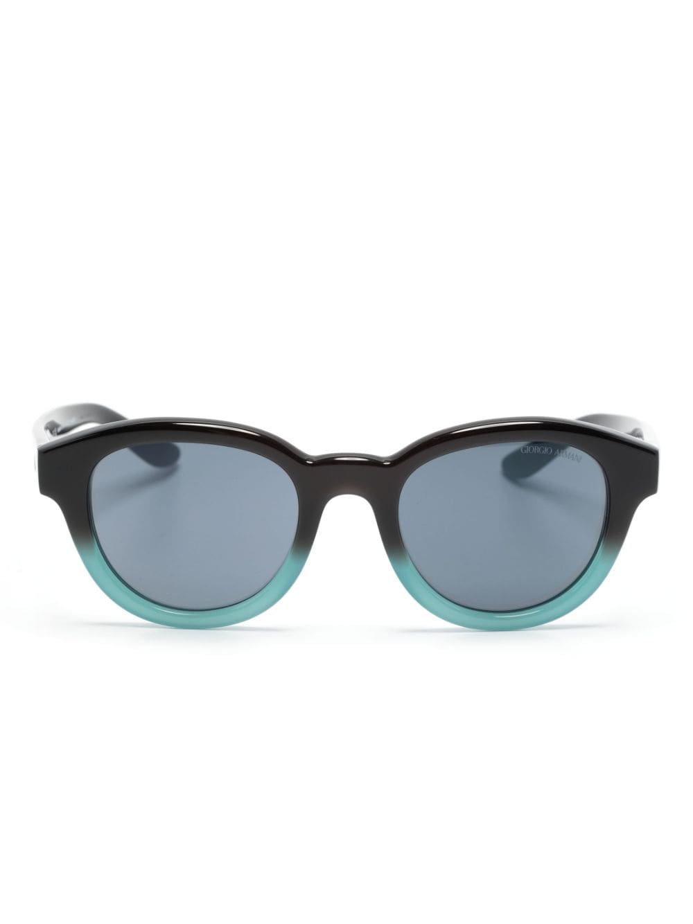 Giorgio Armani Sonnenbrille mit rundem Gestell - Blau von Giorgio Armani