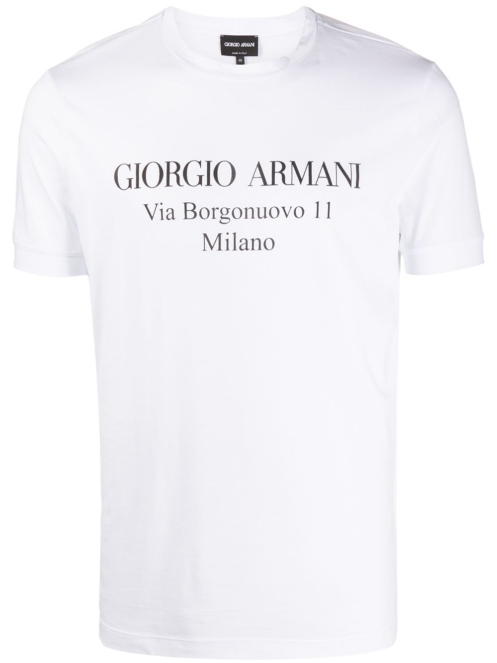 Giorgio Armani T-Shirt mit Logo-Print - Weiß von Giorgio Armani