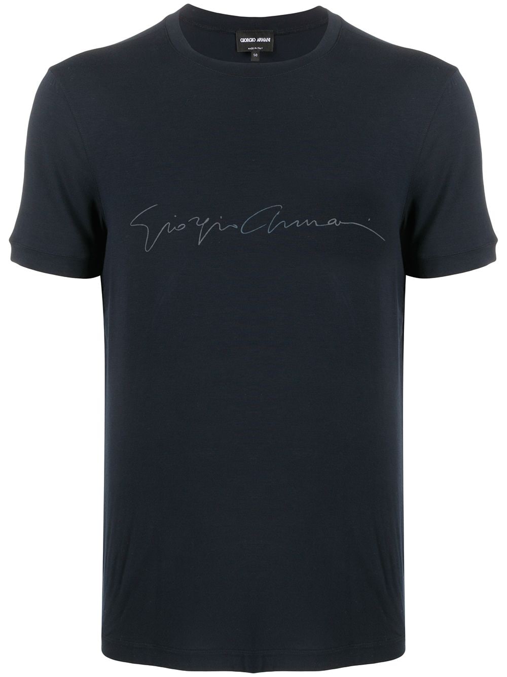 Giorgio Armani T-Shirt mit Logo - Blau von Giorgio Armani