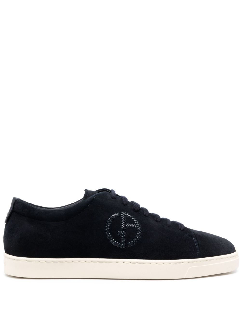 Giorgio Armani Sneakers mit Logo-Prägung - Blau von Giorgio Armani