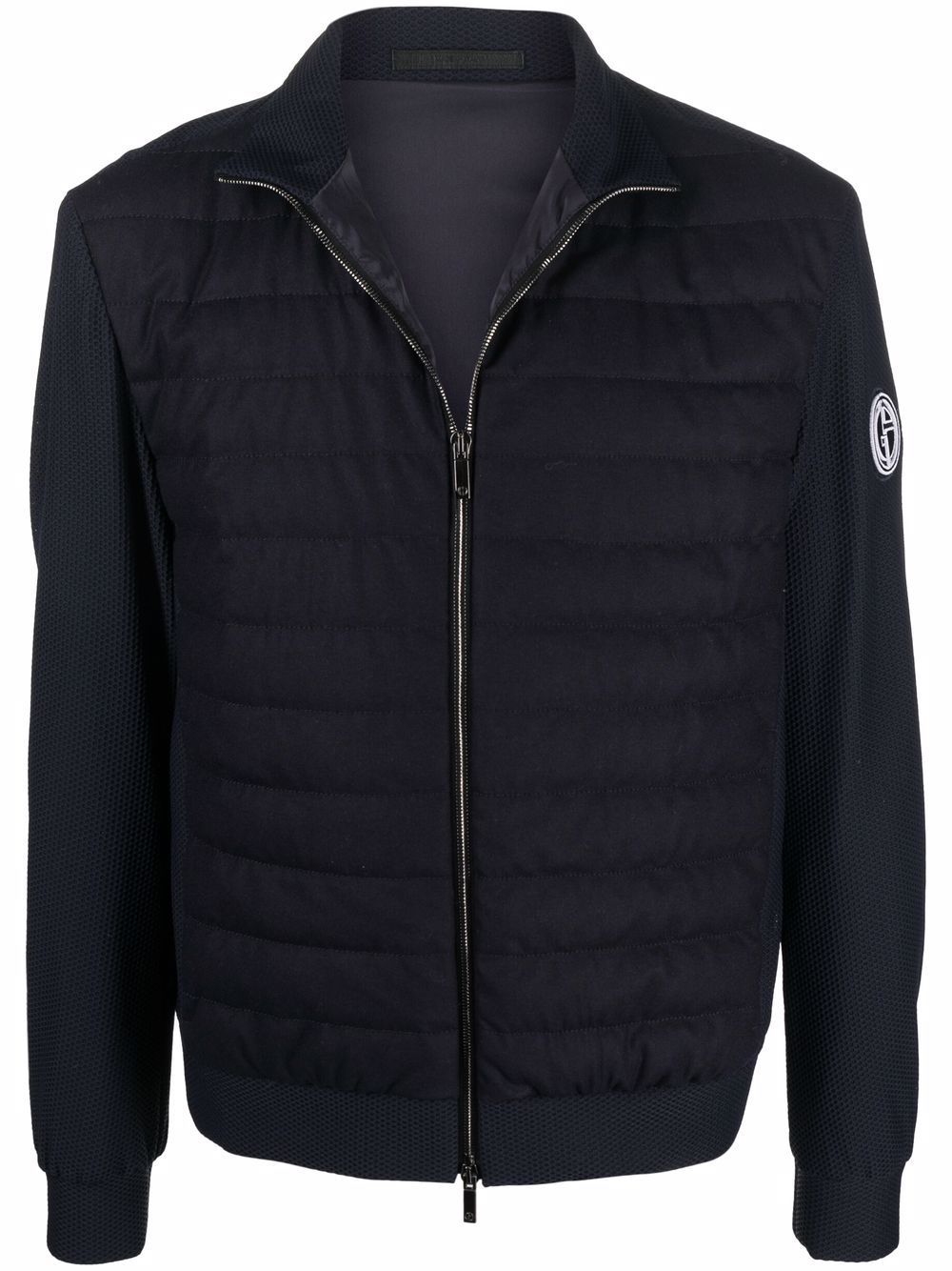 Giorgio Armani Gefütterte Jacke mit Netzdetail - Blau von Giorgio Armani