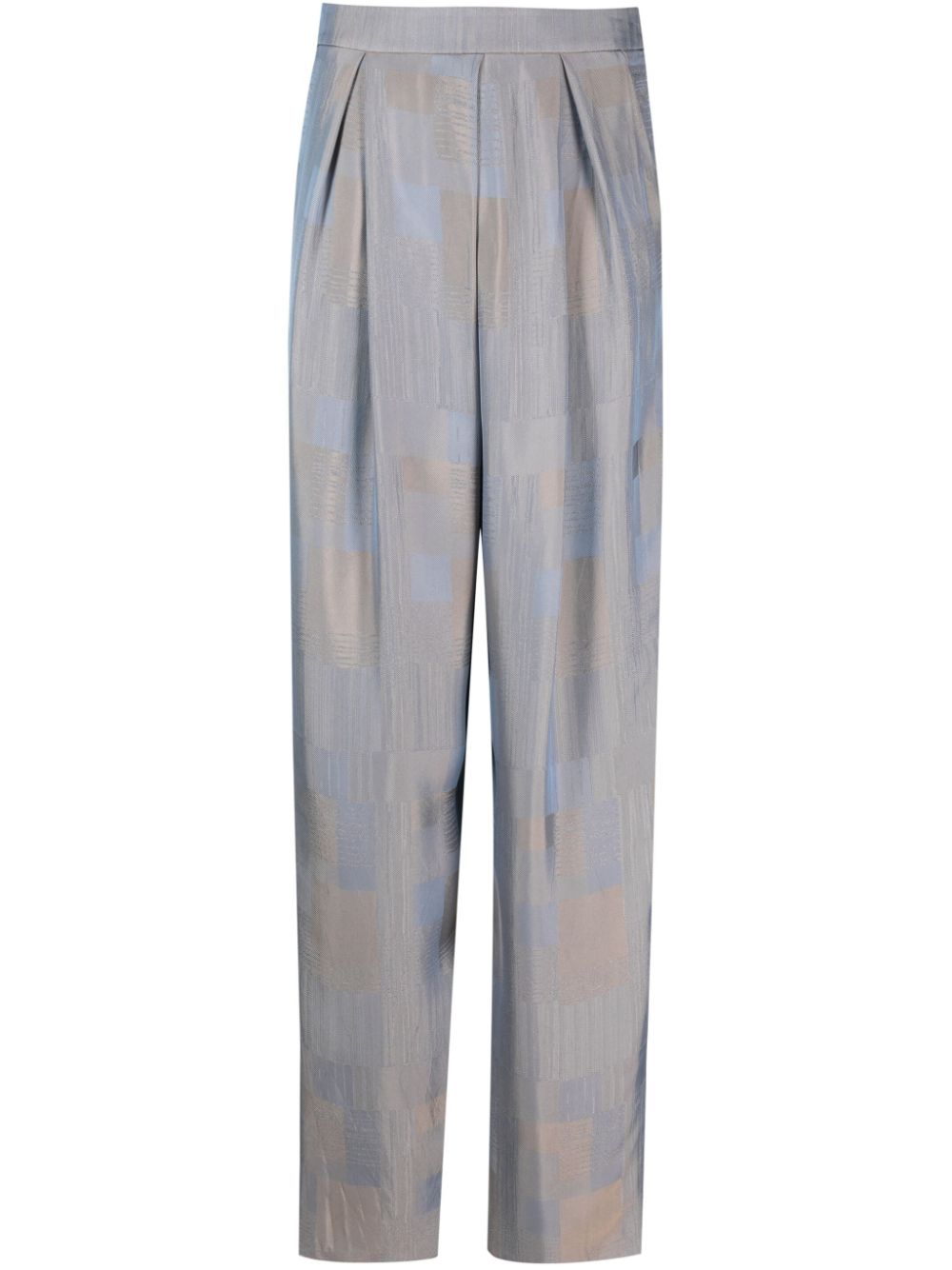 Giorgio Armani Palazzohose mit Print - Blau von Giorgio Armani