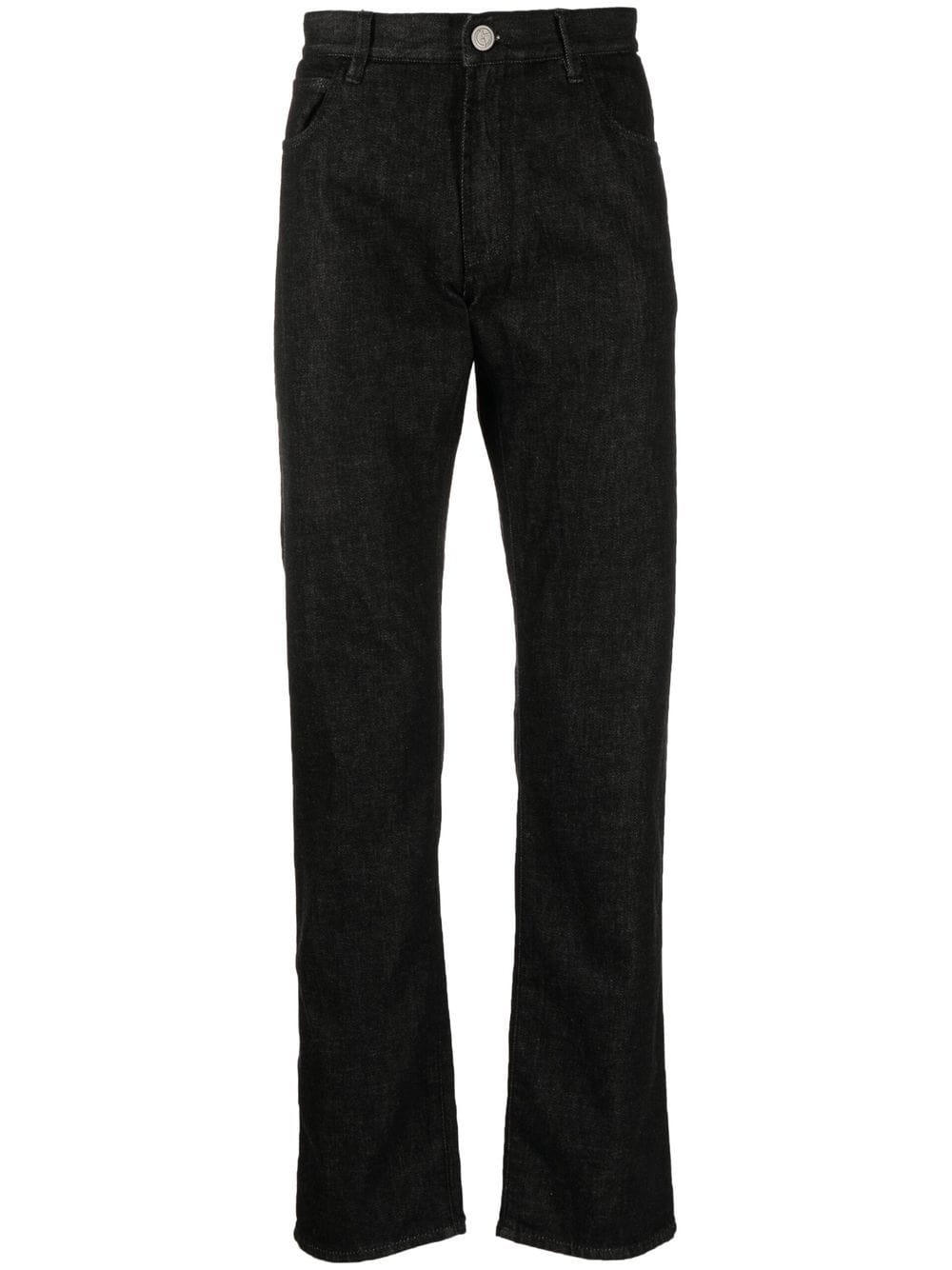 Giorgio Armani Dunkle Straight-Leg-Jeans - Schwarz von Giorgio Armani