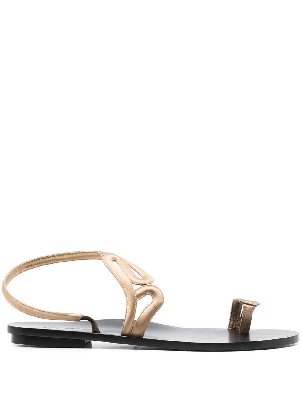 Giorgio Armani Sandalen in Wickeloptik - Gold von Giorgio Armani