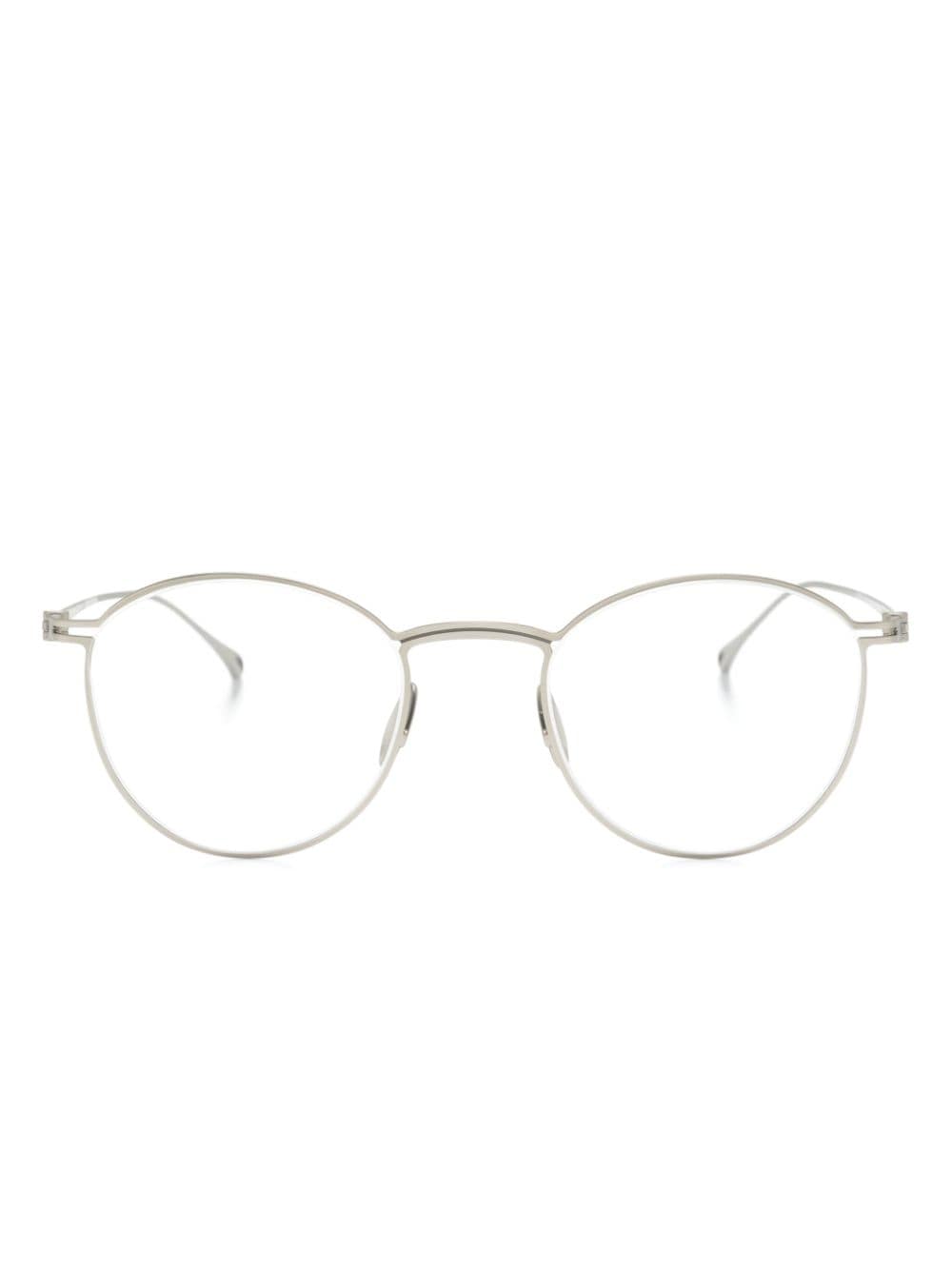 Giorgio Armani x Yuichi Toyama Brille mit rundem Gestell - Silber von Giorgio Armani