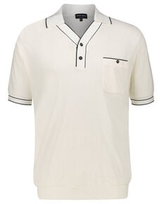 Herren Poloshirt aus Viskose-Woll-Mischung von Giorgio Armani